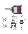 IC-143 Toggle Switch Yaylı Mom-Off-Mom Ø6mm MTS-123 (Kaliteli)