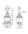 IC-145 Toggle Switch On-Off-On 6mm 6P MTS-203