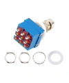 IC-148J-9 Pedal Switch Kalıcılı 9P Ø12mm PBS-24-302