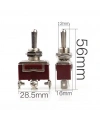 IC-153S Toggle Switch Büyük Boy Vidalı 3P 12mm 15A On-Off-On