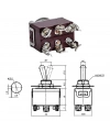 IC-159 Toggle Switch 6P On-Off-Mom Ø12mm KN3C-213