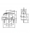 IC-162-0 Micro Switch Mini Paletli 1A-125V KW10-Z1P B Kalite