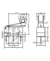 IC-162C Makaralı Mini Micro Switch KW10-Z4P