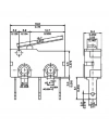 IC-163-3 Kısa Paletli Micro Switch Uzun Lehim Bacak