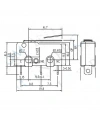 IC-163 Paletli Micro Switch Lehim Bacak KW4-Z2F