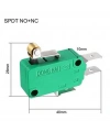 IC-176C Kısa Makaralı Micro Switch 220V 16A KW1-103-6