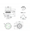 IC-180 Buton Ø16mm DS-212 Yeşil