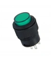 IC-180B 16mm Işıklı Buton Yaylı Yeşil