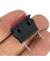 IC-180K-1 Kırmızı Dikdörtgen Yaylı Plastik Buton 2P PBS-101