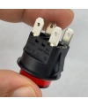 IC-180N Buton Plastik 22mm 12V 4P Kırmızı