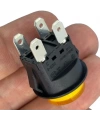 IC-180N Buton Plastik 22mm 12V 4P Sarı