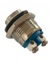 IC-182 D98 Ø19mm Buton Metal Düz PBS28B-2