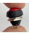IC-184 Kırmızı Plastik Push Buton 12mm PBS-33B