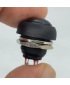 IC-184 Siyah Plastik Push Buton 12mm PBS-33B