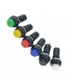 IC-185 Buton Ø12mm Kalıcılı Mavi