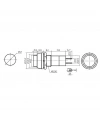 IC-185A Buton 12mm Kalıcılı Yeşil