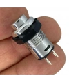 IC-185C Gümüş Buton Yuvarlak Plastik Kalıcı 12mm 2P
