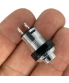 IC-185C Gümüş Buton Yuvarlak Plastik Kalıcı 12mm 2P