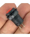 IC-185D Buton Yuvarlak Plastik Kalıcı 12mm 2P