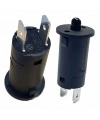 IC-187A Ters Kapak Switch Normalde Kapalı Kontak 12mm Siyah 1 Adet