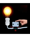 IC-187F Ters Kapak Swici Dolap Kapak Switch Sıva Üstü 250V 1A Siyah