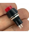 IC-190 Kırmızı Buton Yuvarlak Plastik Kalıcılı 10mm