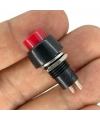 IC-190 Kırmızı Buton Yuvarlak Plastik Kalıcılı 10mm