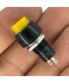 IC-190 Sarı Buton Yuvarlak Plastik Kalıcılı 10mm