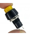IC-190 Sarı Buton Yuvarlak Plastik Kalıcılı 10mm