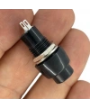 IC-190 Siyah Buton Yuvarlak Plastik Kalıcılı 10mm