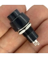 IC-190 Siyah Buton Yuvarlak Plastik Kalıcılı 10mm