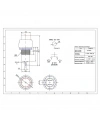 IC-190 Siyah Buton Yuvarlak Plastik Kalıcılı 10mm