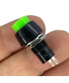 IC-190 Yeşil Buton Yuvarlak Plastik Kalıcılı 10mm