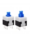 IC-198 6 Pinli Bacaklı Kalıcılı Yaylı Push Buton 8x8mm