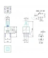 IC-198 6 Pinli Bacaklı Kalıcılı Yaylı Push Buton 8x8mm