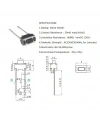 IC-201 Tact Switch Pioneer Buton 3.5x6 Uzun Bacak 0.8mm