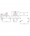 IC-204 12x12x7.3mm 4 Pinli Push Buton Tact Switch