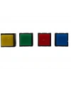 IC-204C Yaylı Kare Plastik Buton 12x12mm PBS-18B (Mavi)