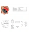 IC-209 Saç Kurutma Makinası Düğmesi Anahtarı 3P 0-1-2 Siyah