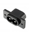 IC-212-2 AC Teyp Soketi C8 2 Pin Erkek Şase