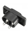 IC-212-2 AC Teyp Soketi C8 2 Pin Erkek Şase