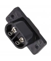 IC-212-2 AC Teyp Soketi C8 2 Pin Erkek Şase