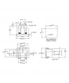 IC-212D C13 Power Soket Dişi Kulaksız AS-04F