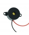 IC-221 Kablolu Buzzer Devreli Piezo 12-24V DC 23mm