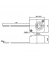 IC-221A Buzzer 12V DC Devreli Kablolu Siren Ses