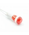 IC-227 10mm Sinyal Lambası Plastik Kablolu 24V Kırmızı