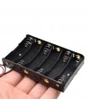 IC-234B AA Pil Yuvası 6lı Yan Yana