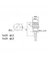 IC-235A Sigorta Yuvası 5x20mm Ø12mm - Ø13mm A Kalite