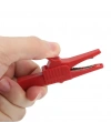 IC-243C 4mm Banana Jak Girişli Krokodil 85mm Siyah Kırmızı 2li Set