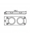 IC-246E Pano Tipler İçin 2li Kulak - Çerçeve